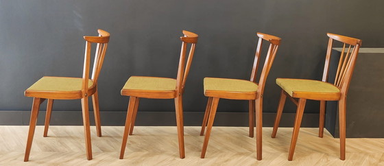 Image 1 of 4x vintage dining room chairs