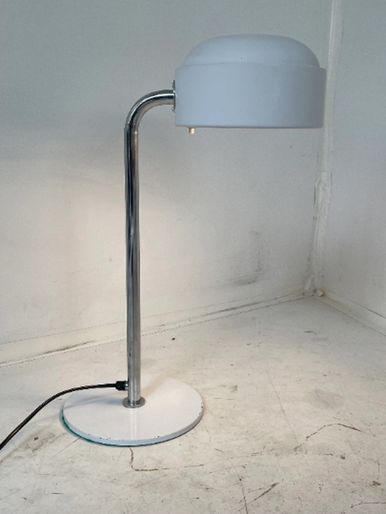 Image 1 of Falkenbergs Belysning - Vintage - Ca. 1970’s - Sweden - Desk lamp with mirrored inside