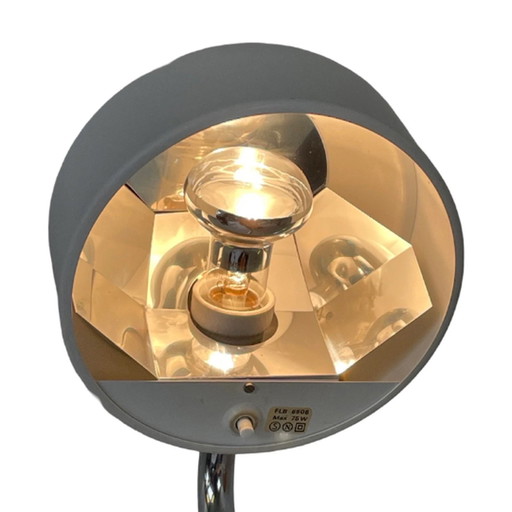 Falkenbergs Belysning - Vintage - Ca. 1970's - Suède - Lampe de bureau avec intérieur en miroir