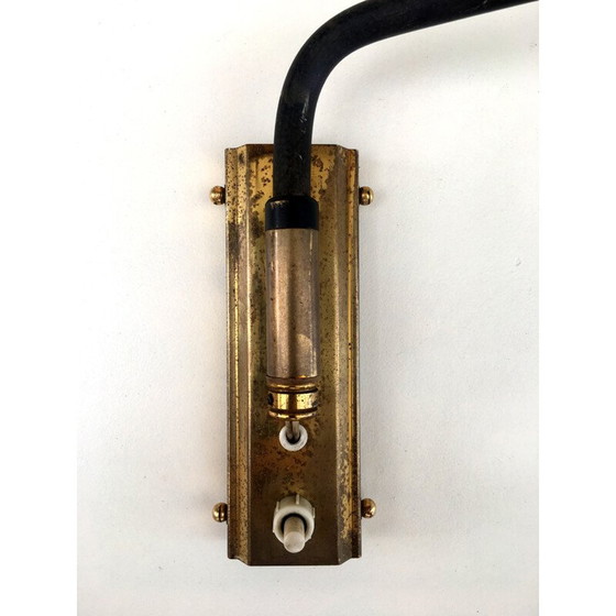 Image 1 of Vintage "Diablo" wall lamp by Rene Mathieu for Lunel - 1950s