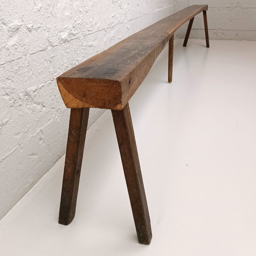 French oak naive bench