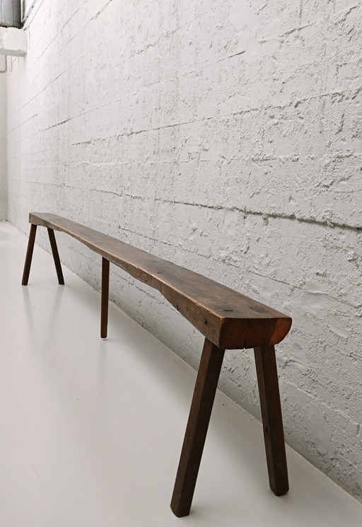 French oak naive bench