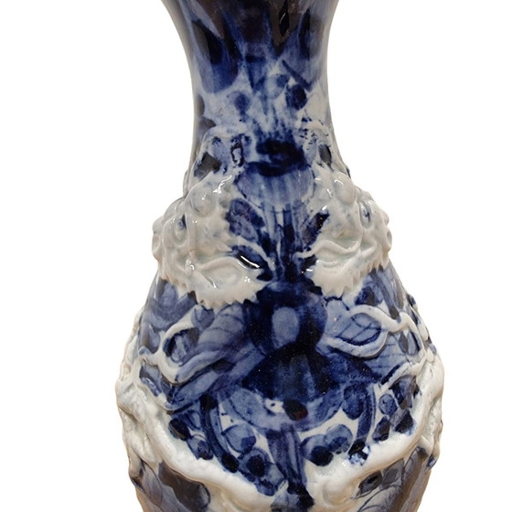 Image 1 of Vaso vintage in porcellana giapponese a forma di drago
