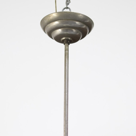 Image 1 of Art Deco Opaline Pendant Lamp