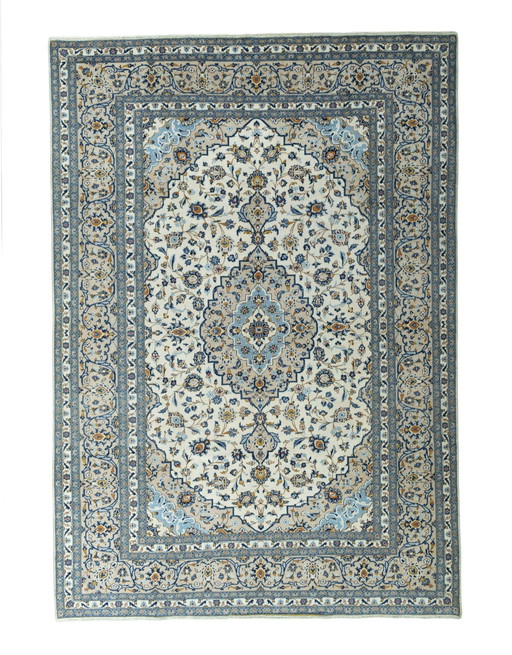 Hand-knotted Keshan cork oriental rug 347 X 244 Cm.