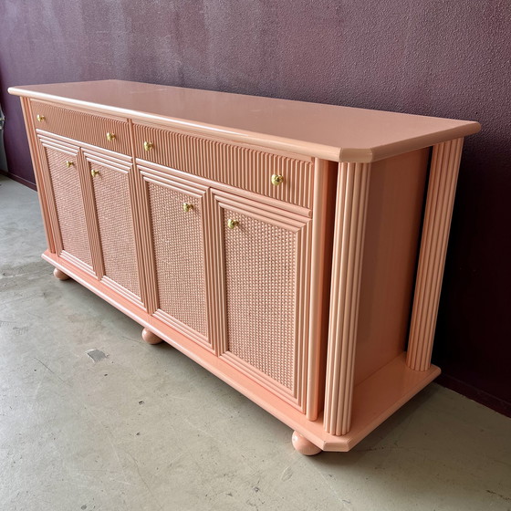 Image 1 of Bamboo Sideboard Peach