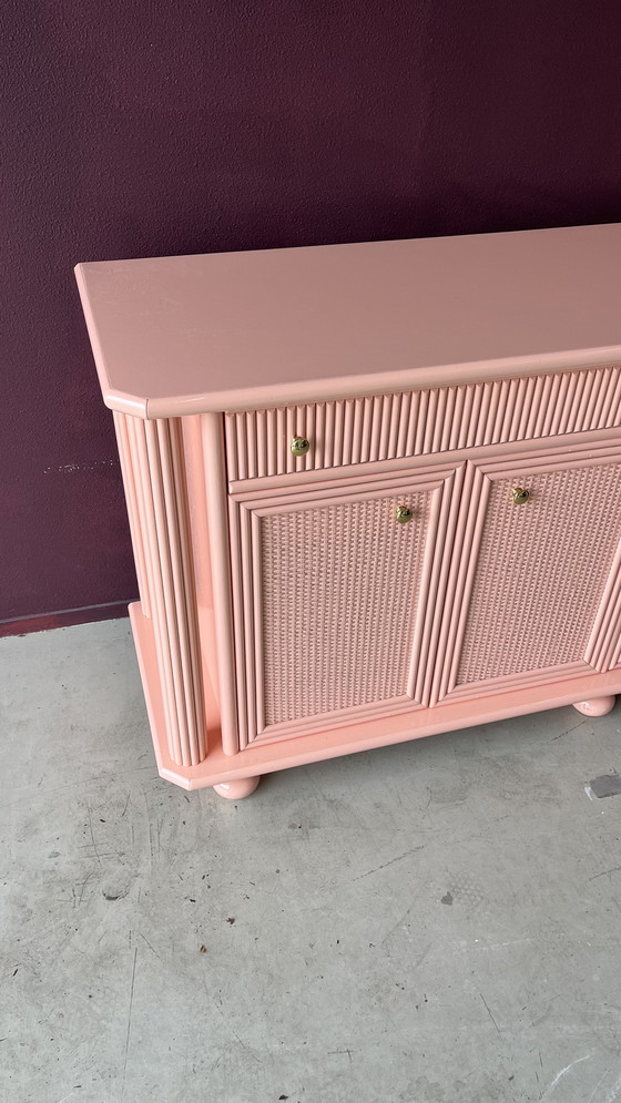 Image 1 of Bamboo Sideboard Peach