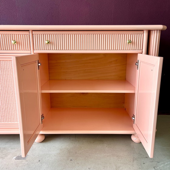 Image 1 of Bamboo Sideboard Peach