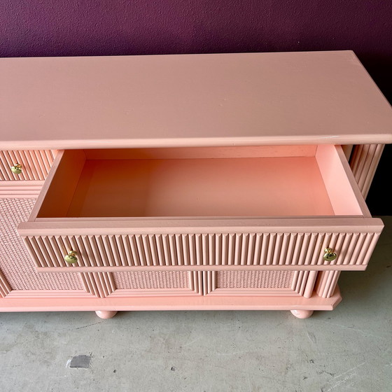 Image 1 of Bamboo Sideboard Peach