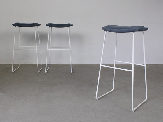 Image 1 of Set Cappellini High Pad Stools by Jasper Morrison ( 4 )