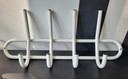 Vintage Metal Wall Coat Rack from 1980s Memphis Style Postmodern