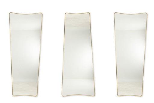 Set of 3 Asymmetrical Mirrors, 1950s Style