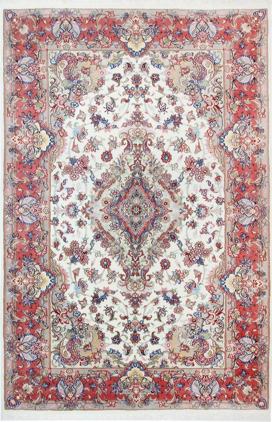 Image 1 of Original Hand-Knotted Persian Carpet Tabriz 300 X 200 Cm New , Unused