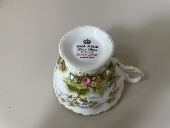 Image 1 of Royal Albert - Cup And Saucer "Chelsea Bird"