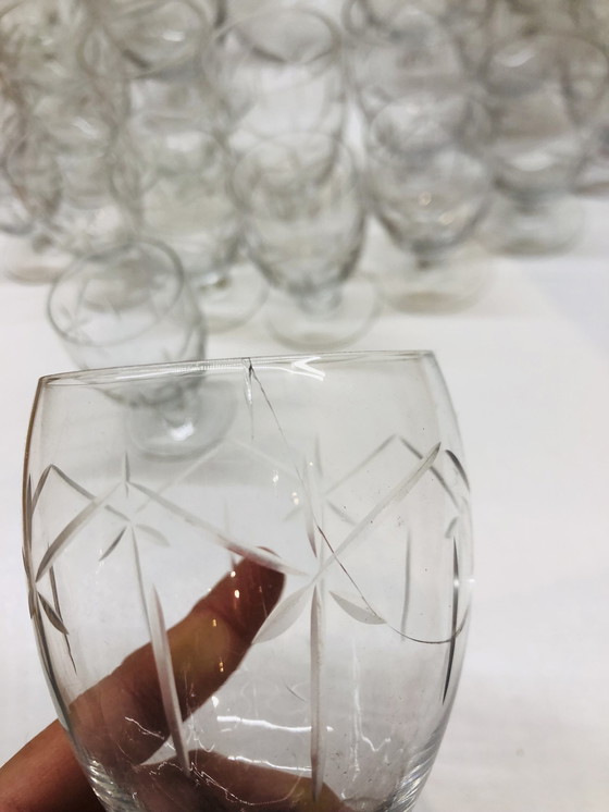 Image 1 of Cut Crystal Service With Carafe