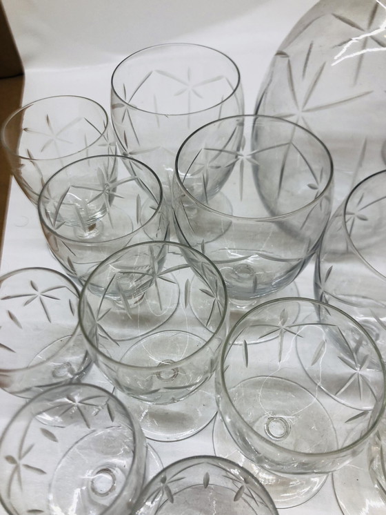 Image 1 of Cut Crystal Service With Carafe