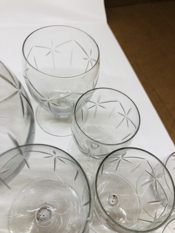 Image 1 of Cut Crystal Service With Carafe