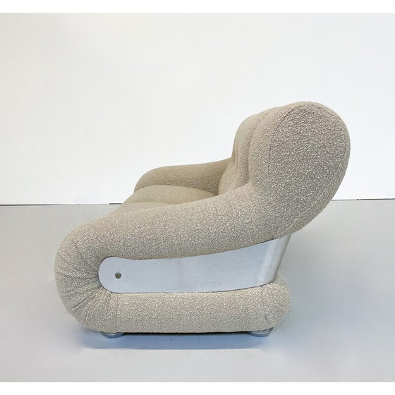 Image 1 of Vintage sofa in beige bouclé fabric, Italy 1960