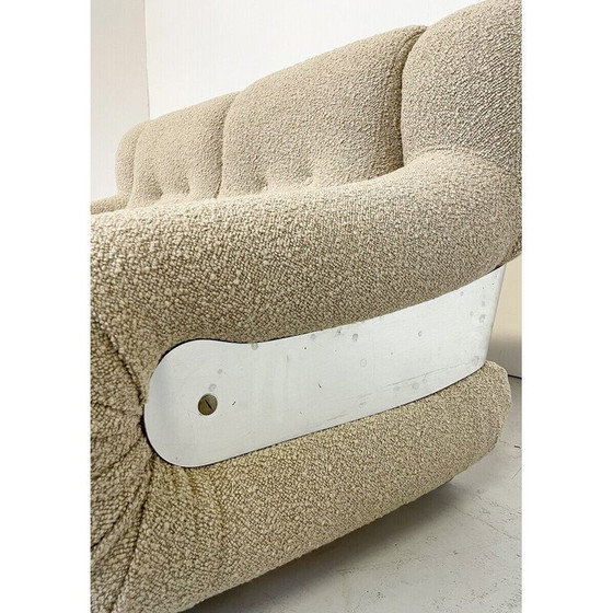 Image 1 of Vintage sofa in beige bouclé fabric, Italy 1960