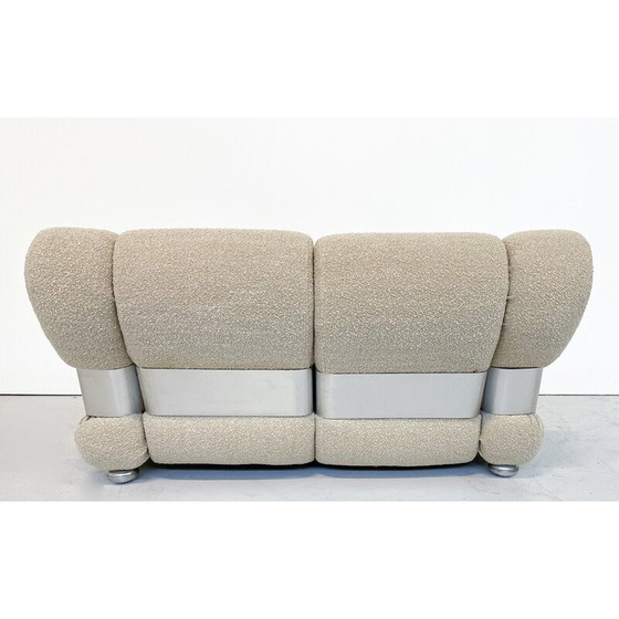 Image 1 of Vintage sofa in beige bouclé fabric, Italy 1960