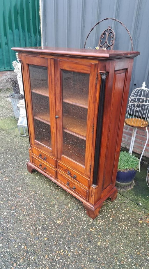 Classic Empire Style, Display Cabinet, Bookcase, Dinnerware Cabinet Dim. 100x37 and 130cm High