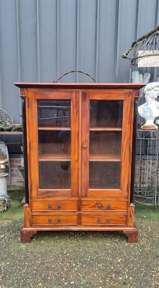 Classic Empire Style, Display Cabinet, Bookcase, Dinnerware Cabinet Dim. 100x37 and 130cm High