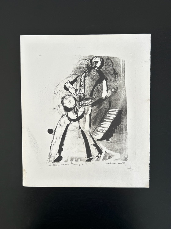 Image 1 of Lithography Willem Motz - Sax