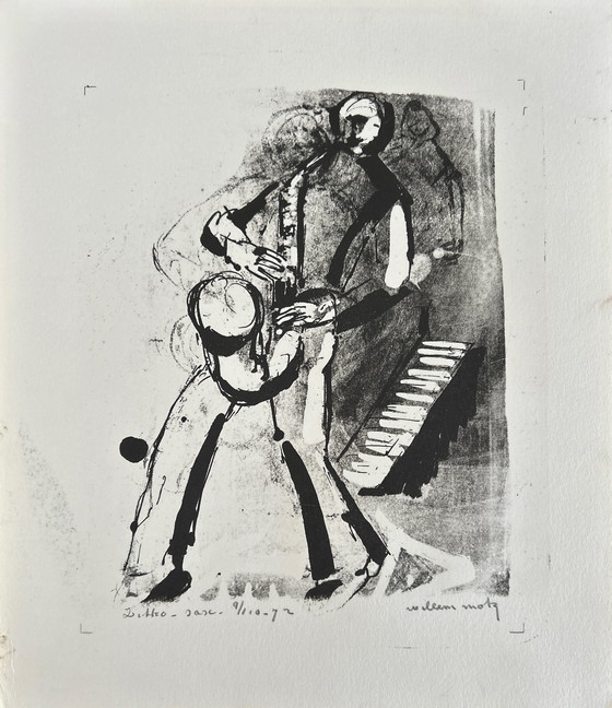 Image 1 of Lithography Willem Motz - Sax