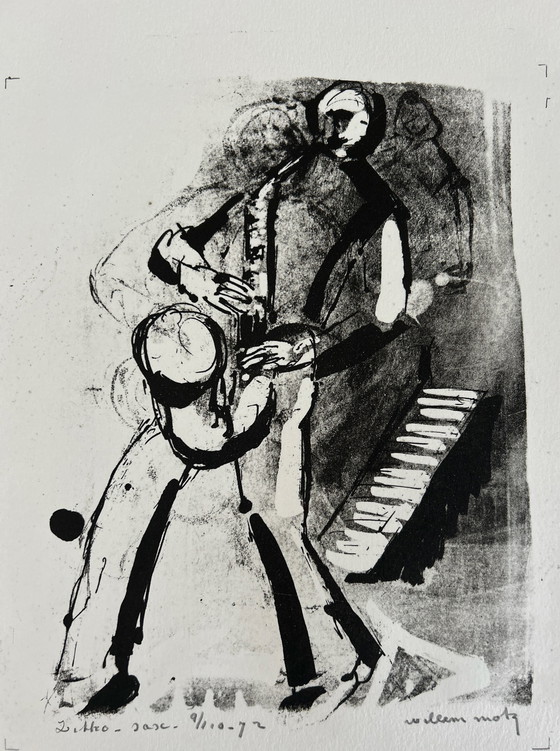 Image 1 of Lithography Willem Motz - Sax