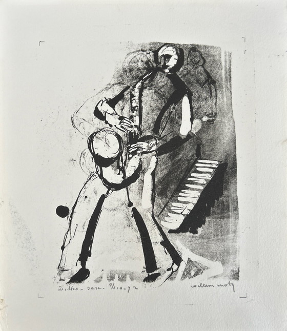 Image 1 of Lithography Willem Motz - Sax