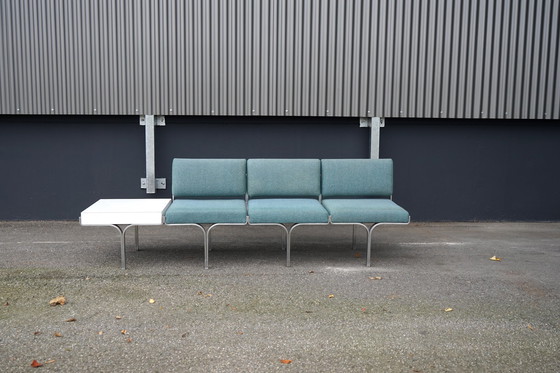 Image 1 of Mid - Century bench made of aluminum by John Behringer for JG Furnic