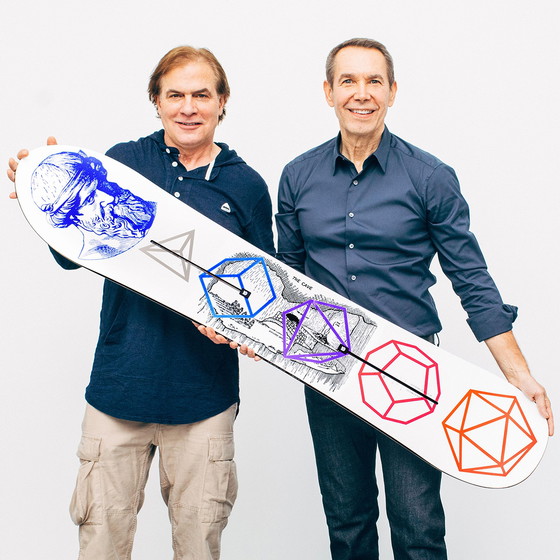 Image 1 of Jeff Koons Philosopher Snowboard