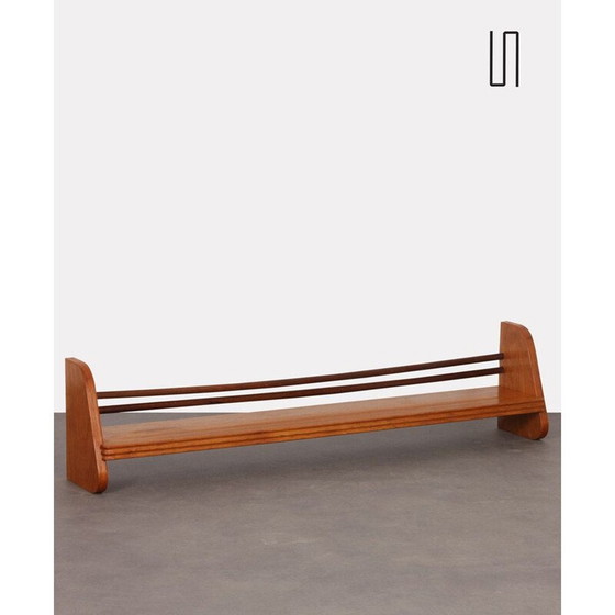 Image 1 of Vintage wooden shelf, Czech 1960