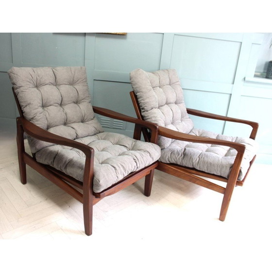 Image 1 of Pair of mid-century armchairs by R W Toothill