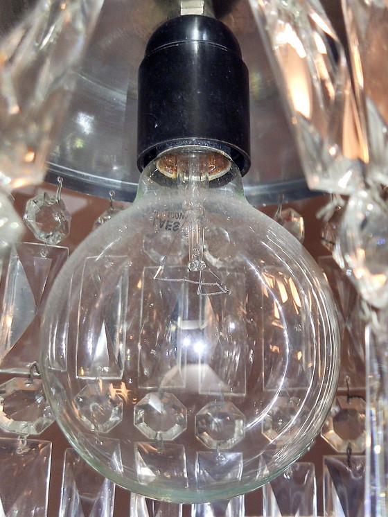 Image 1 of Pendant Lamp Crystal 1950s