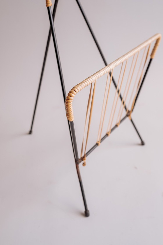 Image 1 of Scaffale da lettura vintage con porta piante