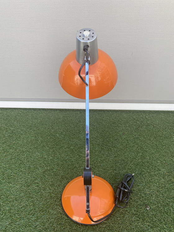 Image 1 of Vintage orange table lamp