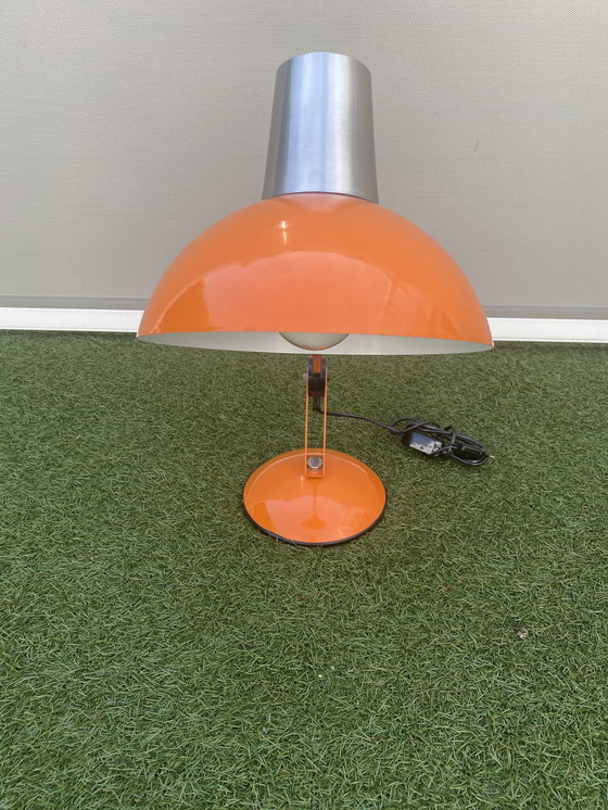 Image 1 of Vintage orange table lamp