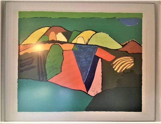 Image 1 of Ronald Boonacker Framed Screen Print 'Andalucia'