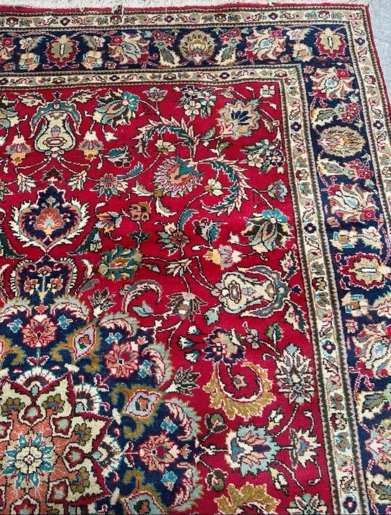 Image 1 of Alfombra anudada a mano de 250 cm x 355 cm, alfombra persa oriental de lana virgen. 