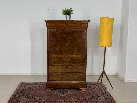 Image 1 of Antique commode secrétaire bureau bureau homme commode vers 1900