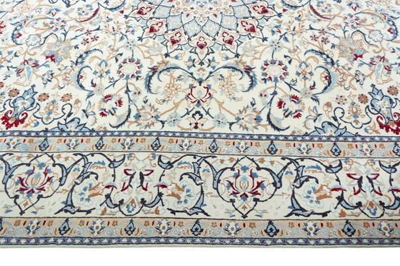 Image 1 of 362 X 254 Cm Hand-Knotted Nain 9 La Rug With Silk