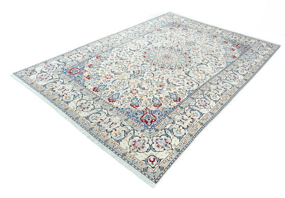 Image 1 of 362 X 254 Cm Hand-Knotted Nain 9 La Rug With Silk