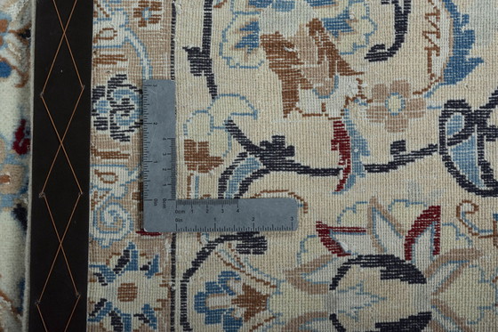 Image 1 of 362 X 254 Cm Hand-Knotted Nain 9 La Rug With Silk