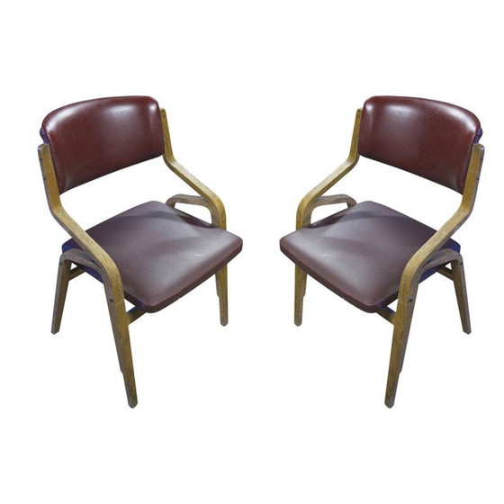 Image 1 of Pair of vintage bentwood armchairs by Ludvík Volák for Dřevopodnik Holešov, Czechoslovakia 1970