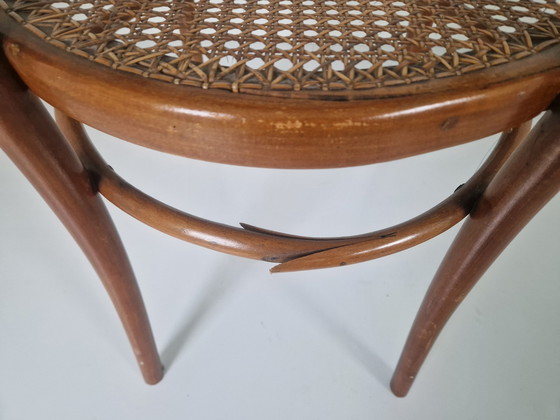Image 1 of Antique Bentwood And Cane Chair By Josef Hoffman