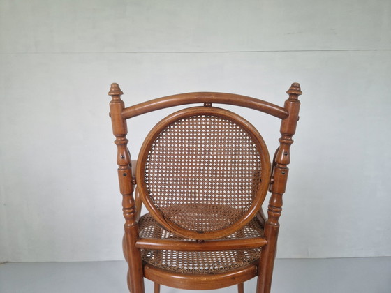 Image 1 of Antique Bentwood And Cane Chair By Josef Hoffman