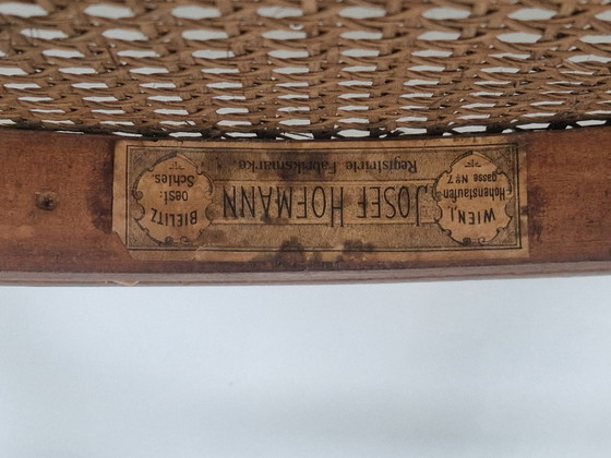 Image 1 of Antique Bentwood And Cane Chair By Josef Hoffman
