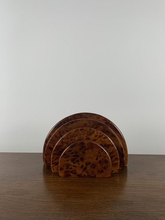 Image 1 of Thuya Burl Mail Holder