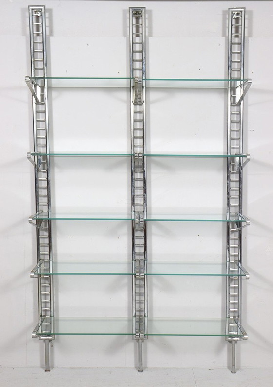 Image 1 of Space Age wall shelf/shelving system/modular shelf, France, 1970s